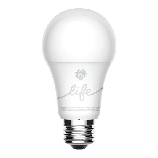 GE LED 9.5W (60W Equivalent) C by GE Smart Home Light Bulb, Soft White Color, E26 Medium Base, 13 Year Life, 4pk