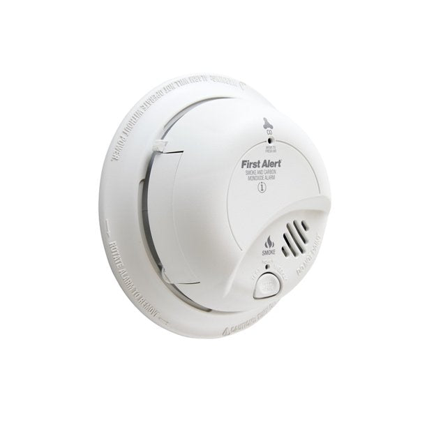 BRK Hard-Wired w/Battery Back-up Ionization Smoke and Carbon Monoxide Detector 6 pk