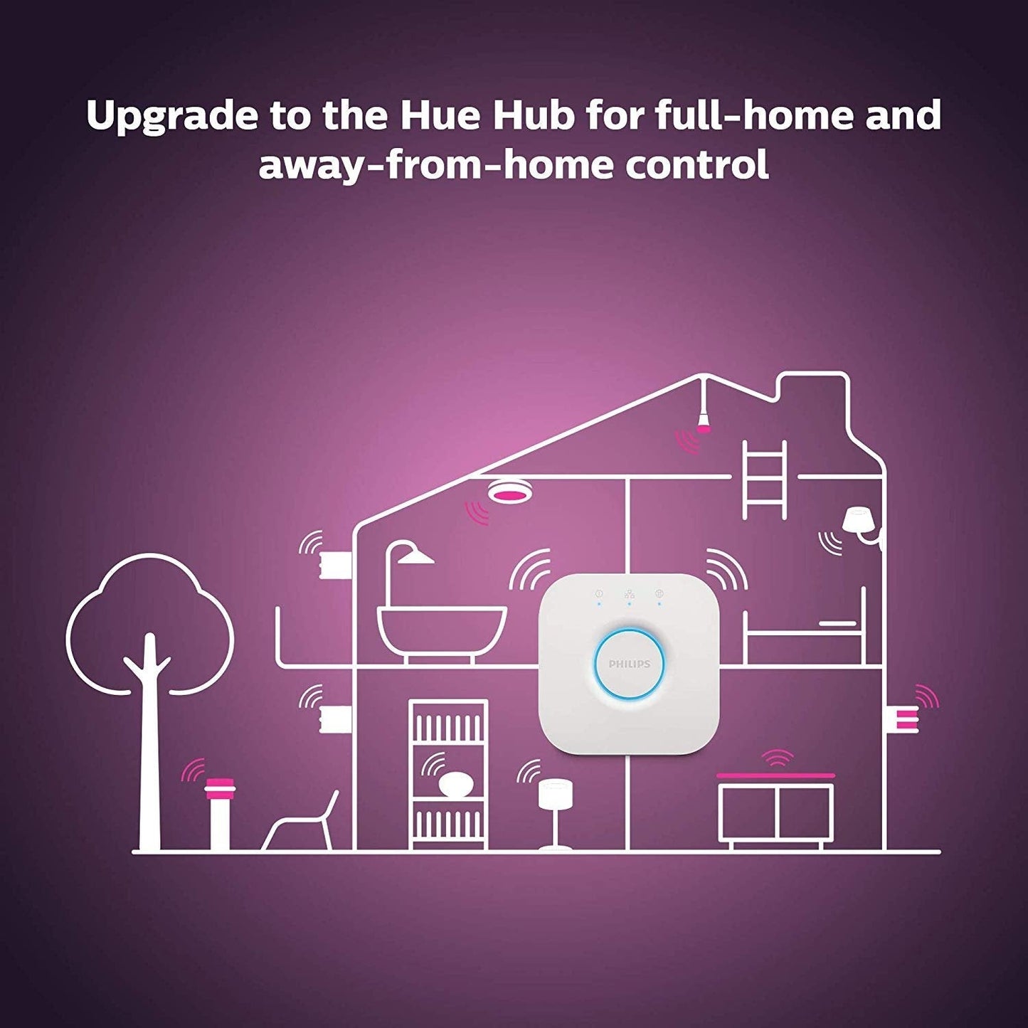 Philips Hue White E26 Smart Bulb 2-Pack