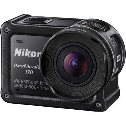 Nikon KeyMission 170 4K Action Camera 26514 Action Bundle with Ultra 32GB MicroSD, Gadget Bag, Floaty Strap, Blower, Microfiber Cloth and Cleaning Kit