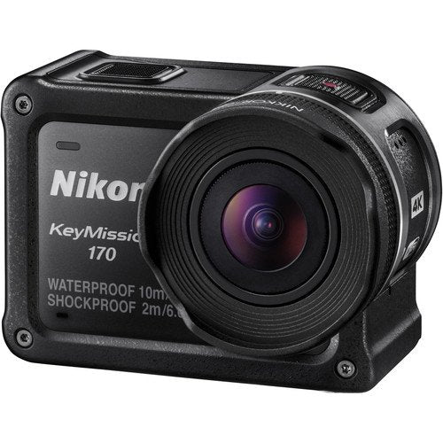Nikon KeyMission 170 4K Action Camera 26514 Action Bundle with Ultra 32GB MicroSD, Gadget Bag, Floaty Strap, Blower, Microfiber Cloth and Cleaning Kit