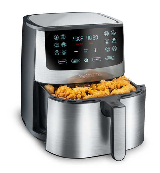 Gourmia 8-Qt. Stainless Steel Digital Air Fryer