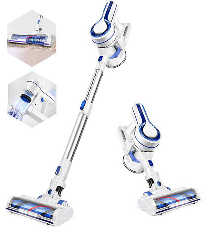APOSEN Cordless Vacuum 4-in-1 Lightweight Stick Vacuum Cleaner Ideal for Carpet Hard Floors Pet Hair