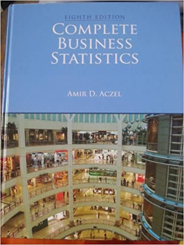 Complete Business Statistics Hardcover – January 1, 2012